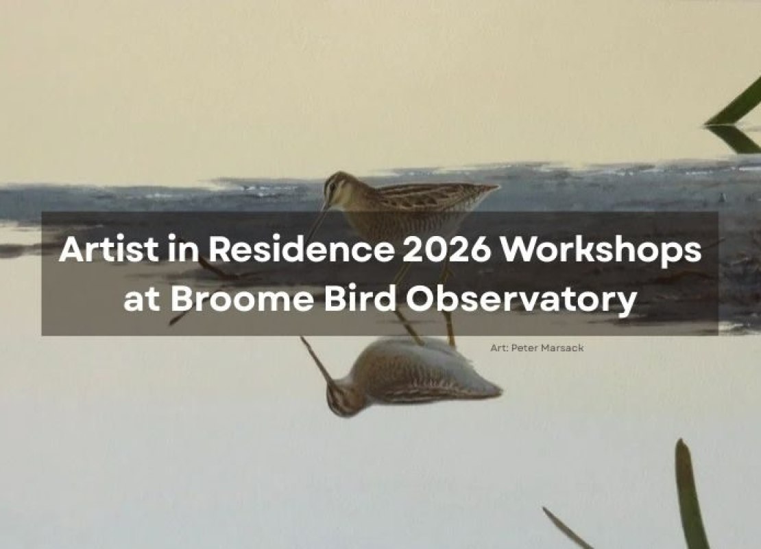 Artist in Residence 2026 Workshops at Broome Bird Observatory
