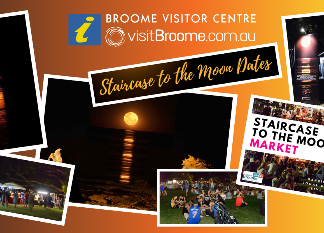 Staircase to the Moon, Broome 2021 Dates