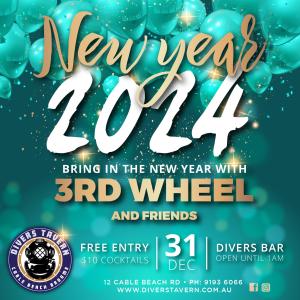 New Year's Eve at Divers Tavern with Third Wheel