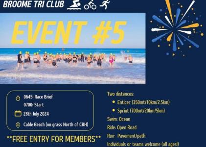 Broome Tri Club Event #5 - triathlon
