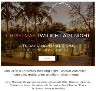 Christmas Twilight Art Night