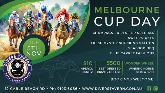 Melbourne Cup at Divers Tavern