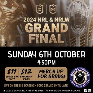 NRL Grand Final at Divers Tavern