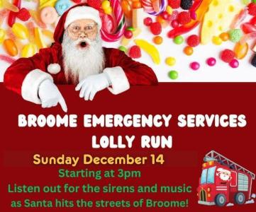 Broome Volunteer Emergency Services Christmas Lolly Run