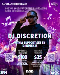 DJ Discretion - Live in Oasis, The Roey