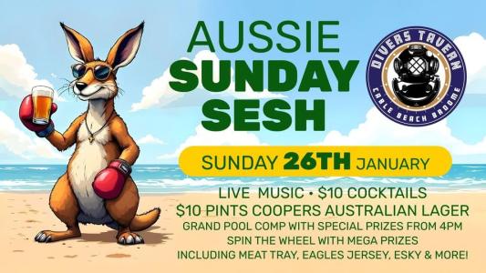 Aussie Sunday Sesh at Divers Tavern