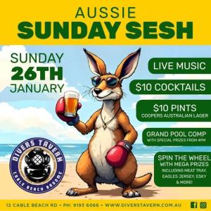 Aussie Sunday Sesh at Divers Tavern