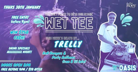 Wet T Shirt Comp at The Roey