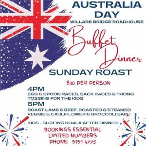 Australia Day at Willare Bridge Roadhouse