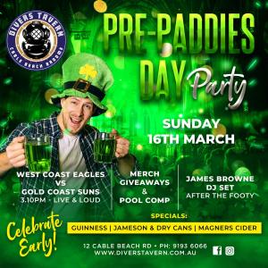 Pre-Paddies Day at Divers Tavern