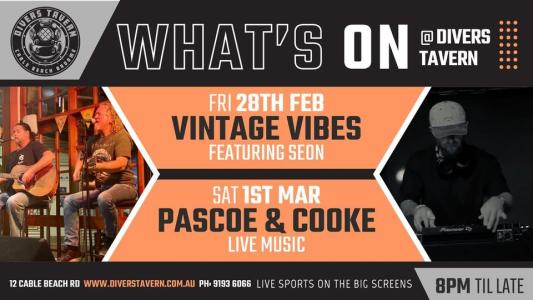 Pascoe & Cooke at Divers Tavern