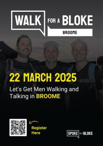 Walk for a Bloke 2025, Broome