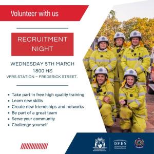 Broome Volunteer Fire and Rescue Service Recruitment NIght