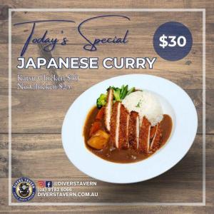 Katsu Curry Special at Divers Tavern