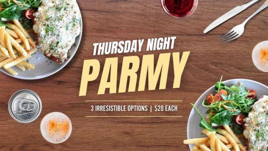 Thursday Parmy Night at Spinifex Cable Beach