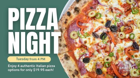 Tuesday Pizza Night at Spinifex Cable Beach