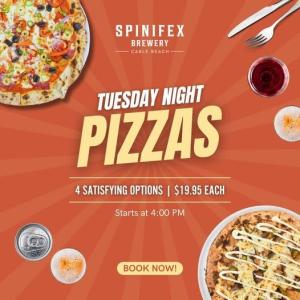 Tuesday Pizza Night at Spinifex Cable Beach