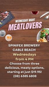 Meatlovers' Night at Spinifex Brewery