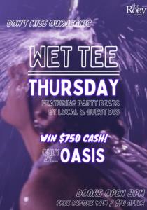 Wet T Shirt Comp at The Roey